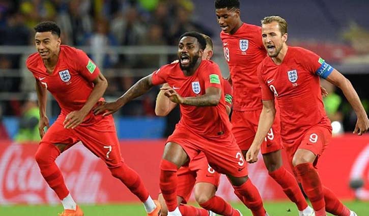 England beat Colombia on penalties