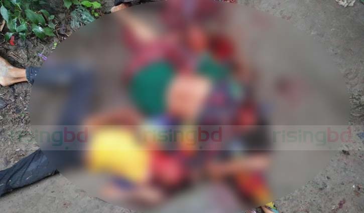 3 of a family hacked to death in Pabna