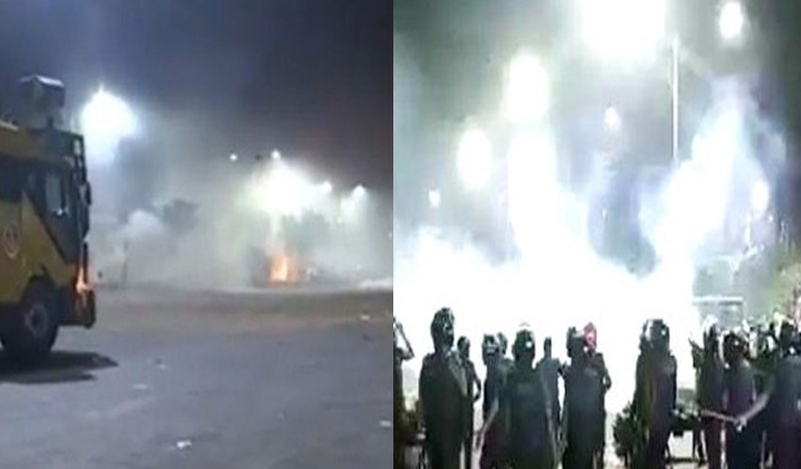 Tear shells on demonstrators on DU campus, 3 injured