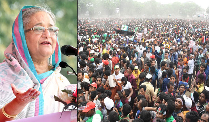 Cast vote for boat, we’ll give you Sonar Bangla: PM
