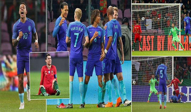 Portugal suffer heavy defeat by Netherlands