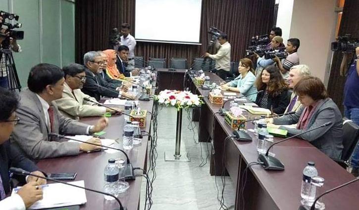 EC in meeting with EU delegation