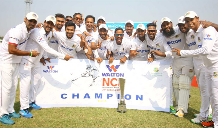Rajshahi emerge champions in Walton National Cricket League