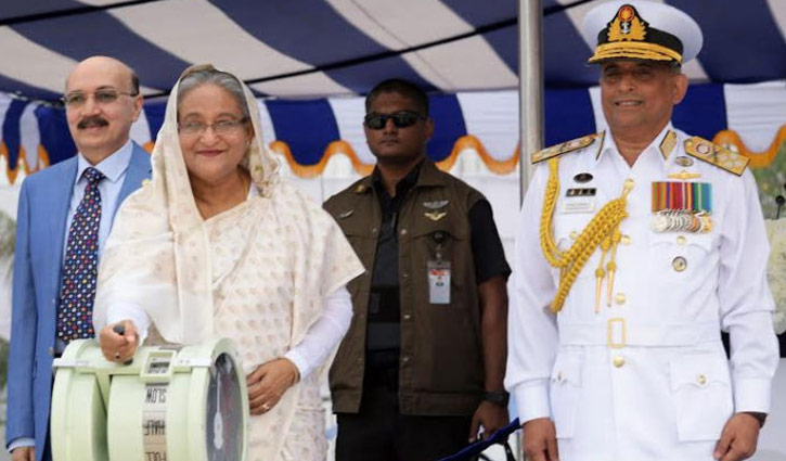 PM commissions naval base ‘BNS Sheikh Mujib’