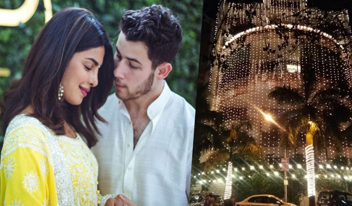 Priyanka Chopra’s home lit up ahead of her wedding