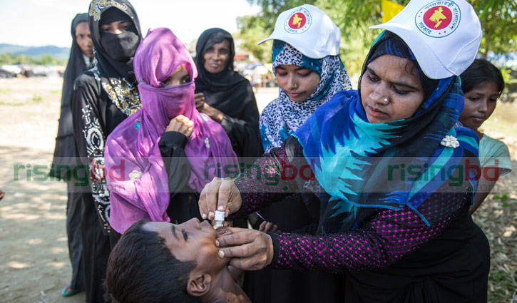 Cholera vaccination programme begins in Rohingya camps