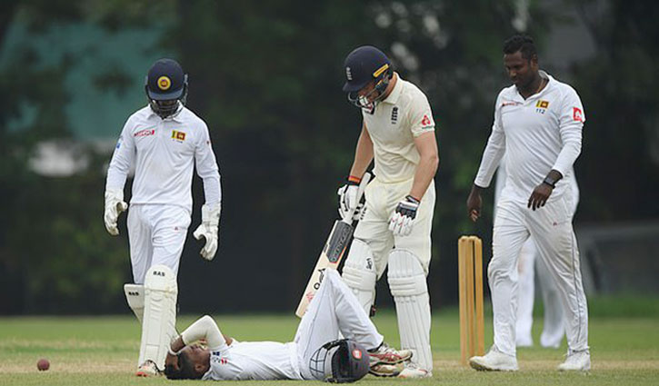 Sri Lankan cricketer hospitalised
