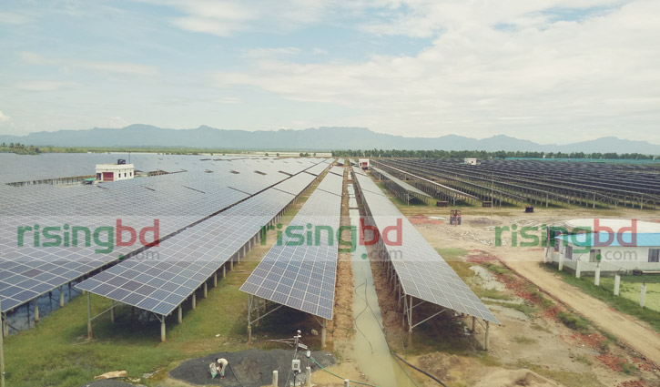 টেকনাফে দেশের প্রথম ‘সোলার পার্ক’