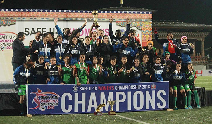 Bangladesh clinch 1st SAFF U-18 women’s crown