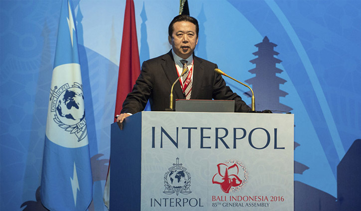 China confirms Interpol chief detained