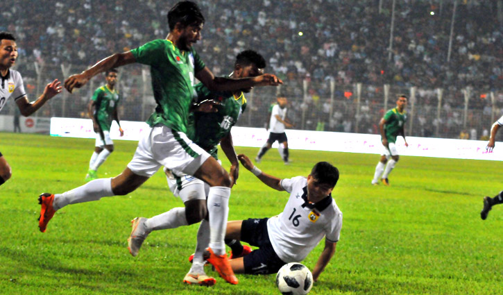 Bangladesh makes good start beating Laos 1-0