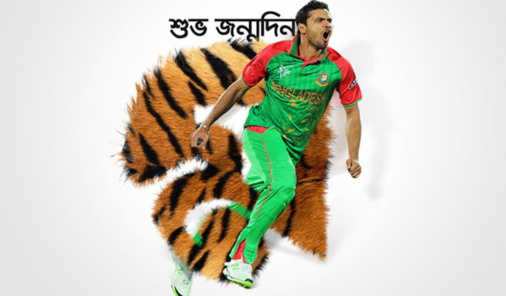 Mashrafe’s birthday today