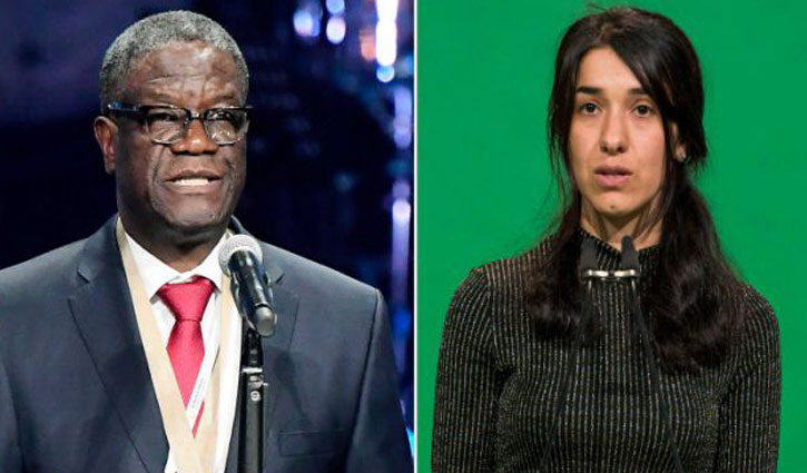 Nobel Peace Prize awarded to Denis Mukwege, Nadia Murad
