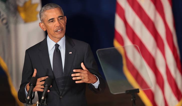 Obama criticises Trump by name for first time