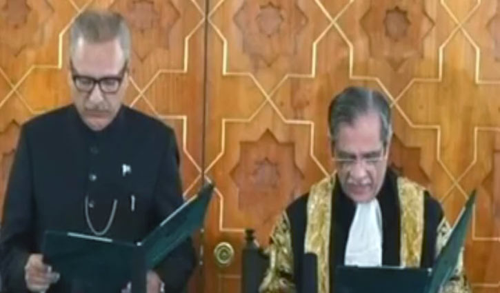 Arif Alvi sworn in as 13th president of Pakistan