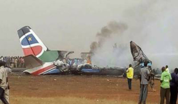Plane crash leaves 17 dead in South Sudan
