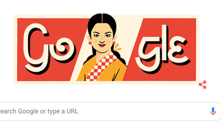 Google doodle celebrates birthday of Rosy Afsari