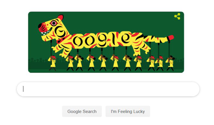 Pahela Baishakh celebration at Google doodle