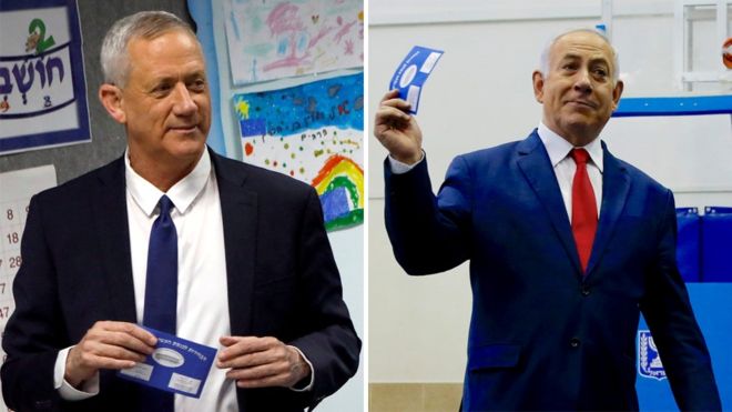 Netanyahu, Gantz both claim victory in Israeli election