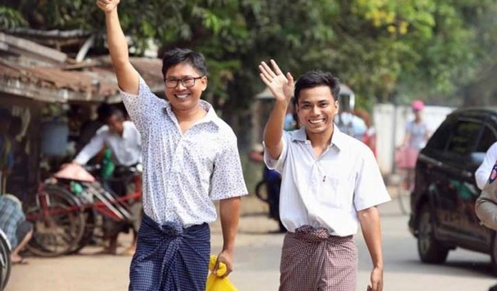 Reuters journalists freed in Myanmar after 511 days