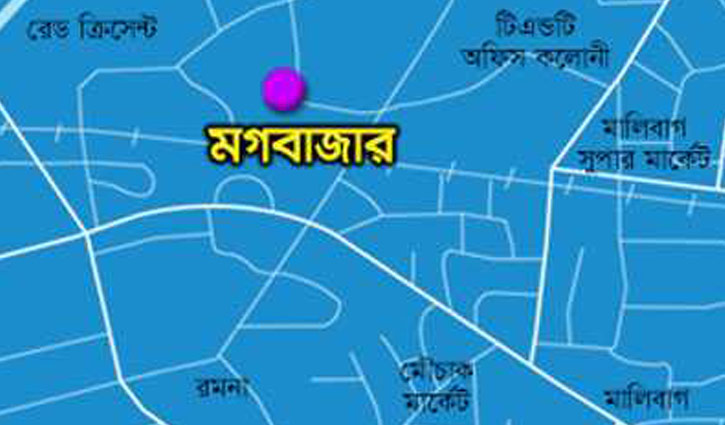 মগবাজারে গাড়িতে আগুন