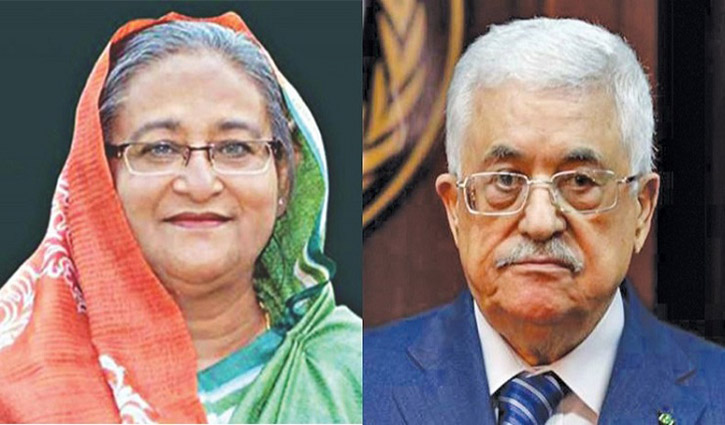 Palestinian president extends Ramadan greetings to PM Hasina