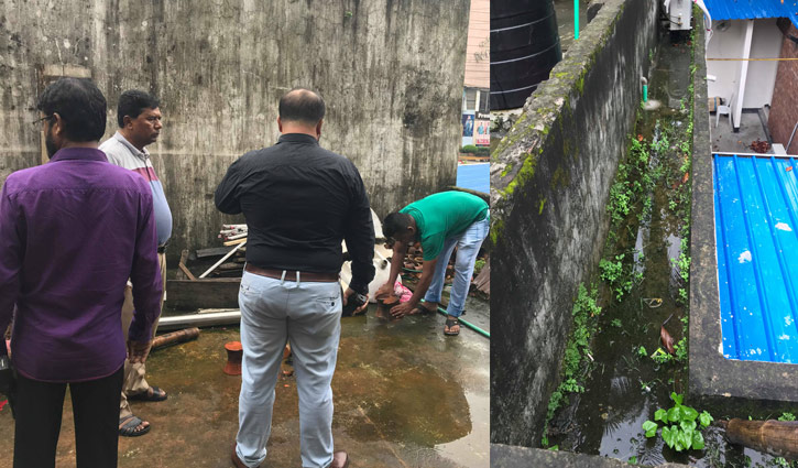 ছাদে এডিস মশার লার্ভা, দুই লাখ টাকা জরিমানা ছাদে এডিস মশার লার্ভা, দুই লাখ টাকা জরিমানা