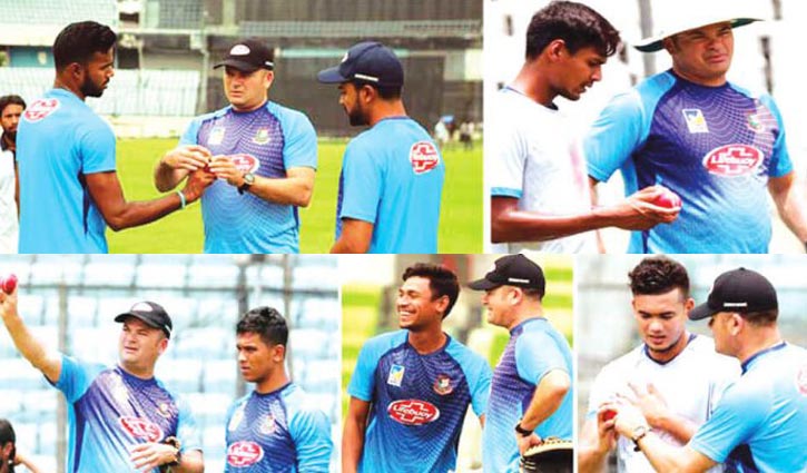 পেসারদের উন্নতিতে সন্তুষ্ট ল্যাঙ্গাভেল্ট পেসারদের উন্নতিতে সন্তুষ্ট ল্যাঙ্গাভেল্ট
