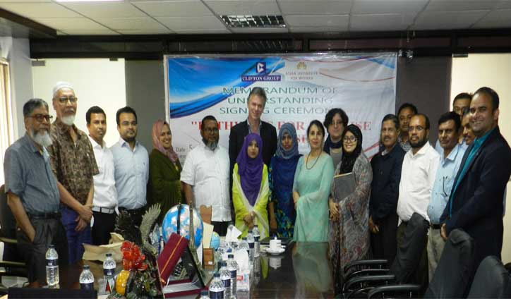 5 female staff of Clifton Group to study at AUW