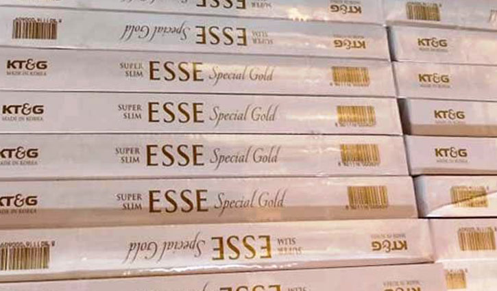 ১২ লাখ টাকা মূল্যের সিগারেট আটক