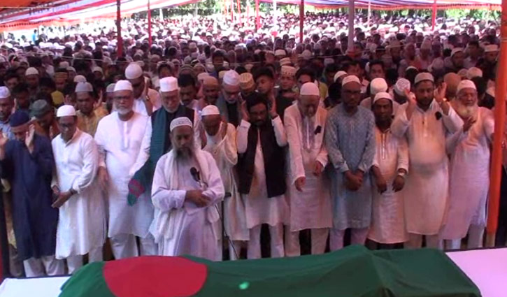 Prof Muzaffar Ahmed laid to rest