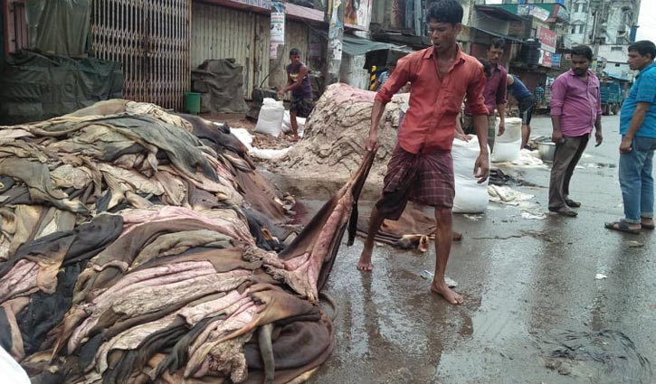 চট্টগ্রামে হাজার হাজার কোরবানির চামড়া পরিত্যক্ত চট্টগ্রামে হাজার হাজার কোরবানির চামড়া পরিত্যক্ত