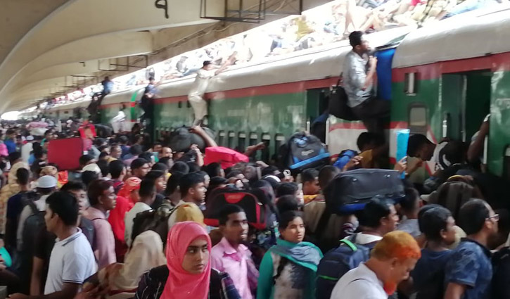 Train schedule collapses