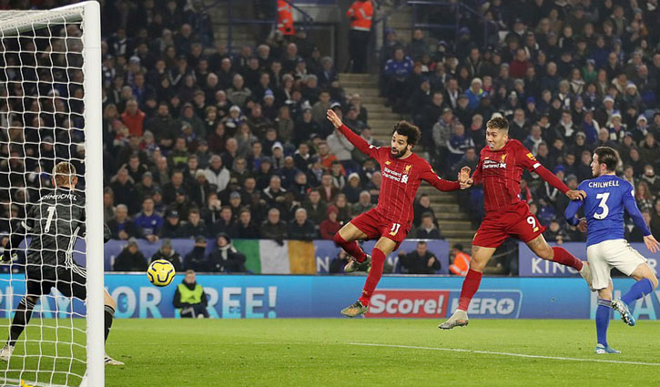 Liverpool extend lead in title race after crushing Leicester