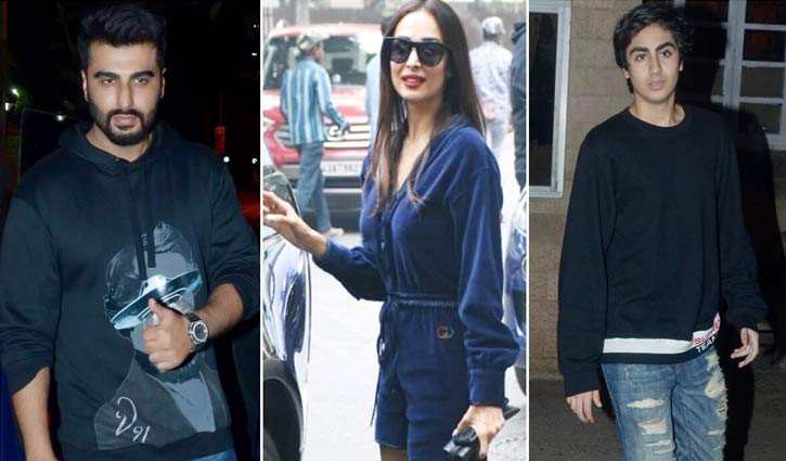 ছেলেকে নিয়ে প্রেমিকের সঙ্গে পার্টিতে মালাইকা