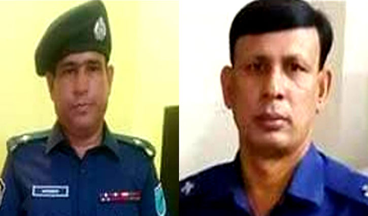 Two police officials withdrawn
