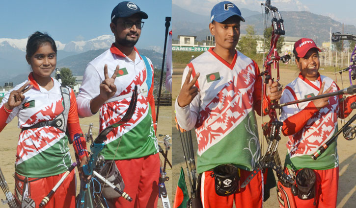 আর্চারিতে ছক্কা হাঁকাল বাংলাদেশ আর্চারিতে ছক্কা হাঁকাল বাংলাদেশ