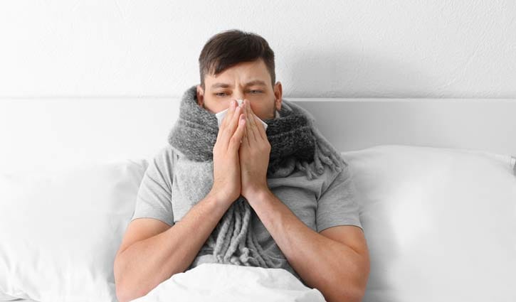 ঠান্ডা লেগে থাকার কারণ