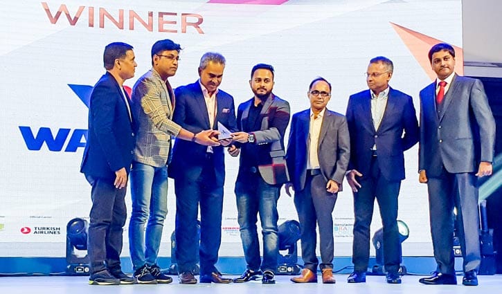 ষষ্ঠবারের মতো ‘বেস্ট ব্র্যান্ড অ্যাওয়ার্ড’পেল ওয়ালটন রেফ্রিজারেটর ষষ্ঠবারের মতো ‘বেস্ট ব্র্যান্ড অ্যাওয়ার্ড’পেল ওয়ালটন রেফ্রিজারেটর