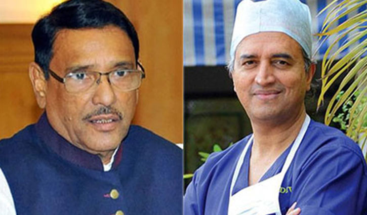 Dr Devi Shetty in Dhaka for Quader’s treatment