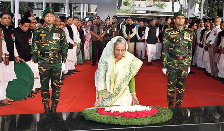 PM pays homage to Bangabandhu on historic March 7