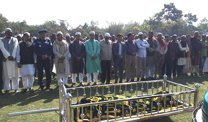 স্ত্রীর পাশে চিরনিদ্রায় পলান সরকার