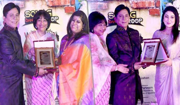 সম্মাননা পেলেন দুই বাংলার নয় নারীশিল্পী