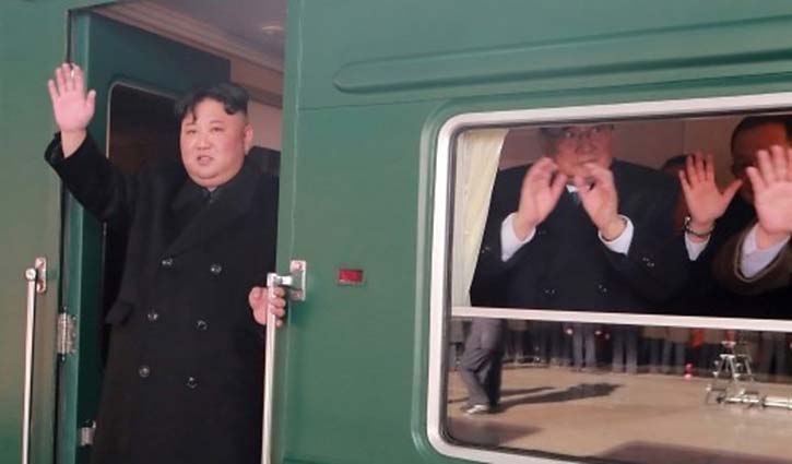 Kim Jong-un leaves North Korea for Vietnam by train