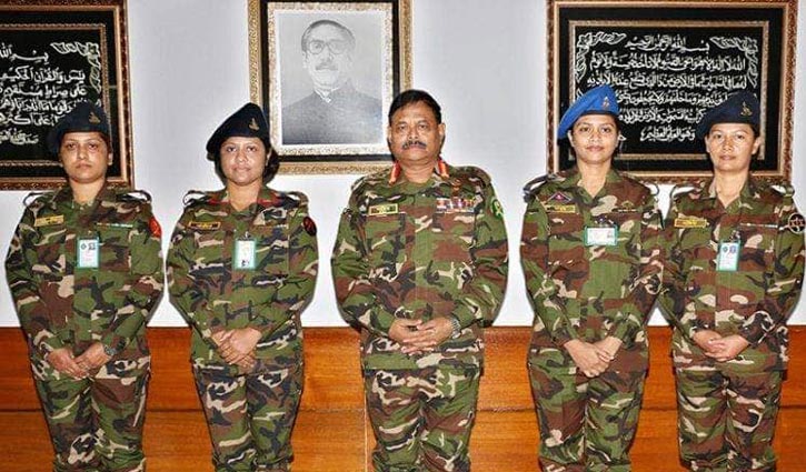 লেফটেন্যান্ট কর্নেল হলেন চার নারী