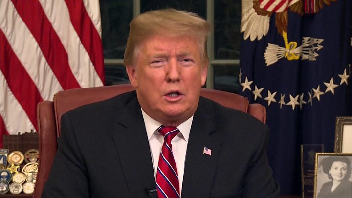 Trump demands funding to end border crisis