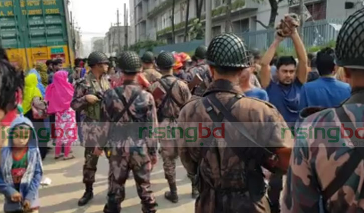 RMG workers clash in Gazipur, BGB deployed