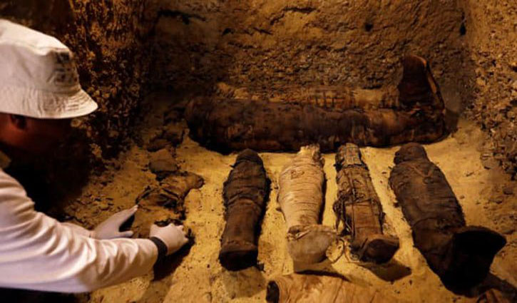 Egypt unveils Pharaonic tomb containing 50 mummies