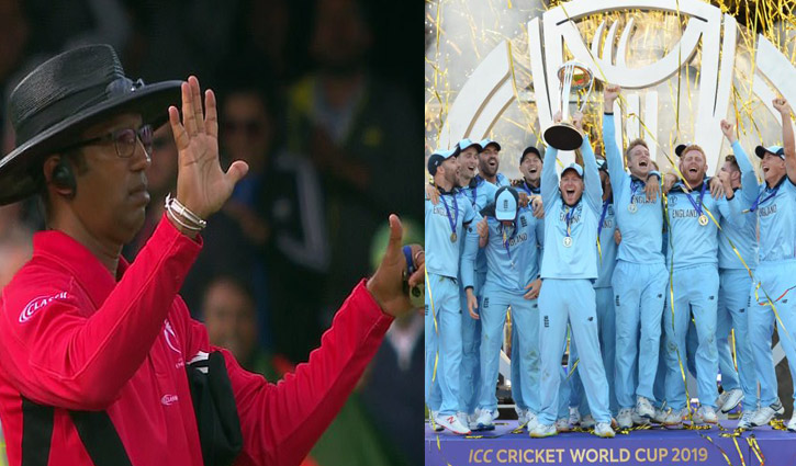 England win World Cup as umpires mistake