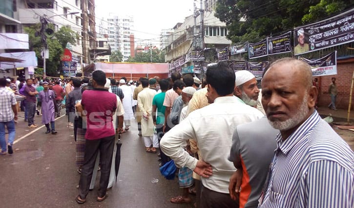Ershad’s body at Kakrail office